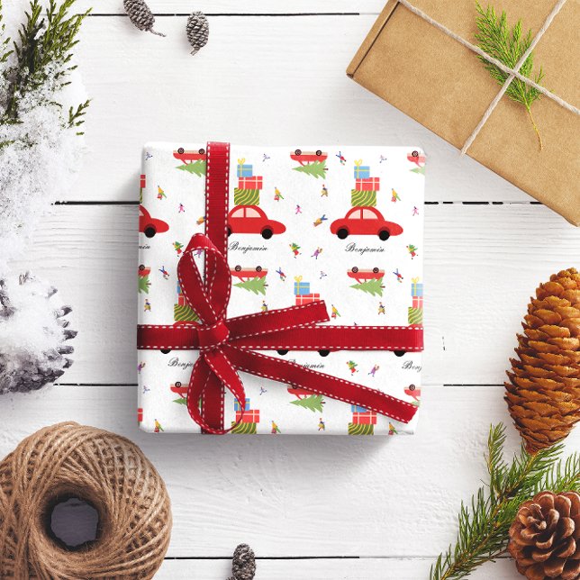 Zuhause Wrapping Paper für Weihnachtsfahrten Geschenkpapier Set (Von Creator hochgeladen)