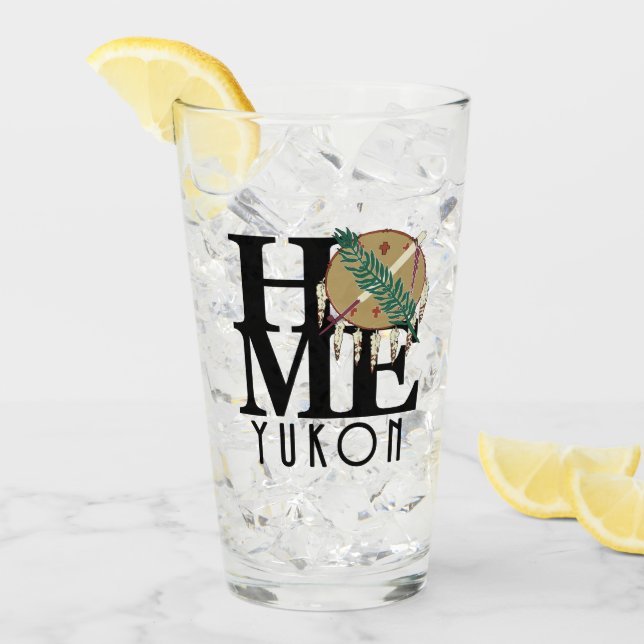ZUHAUSE Yukon Oklahoma Glas (Vorderseite Ice)