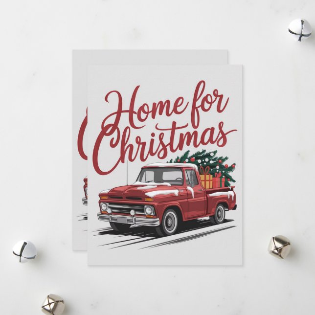 Zuhause zu Weihnachten 2 (Vorderseite/Rückseite Beispiel)