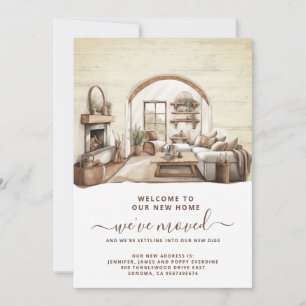 Zuhause-Zuhause (Wasserfarbe) Räume Ankündigung