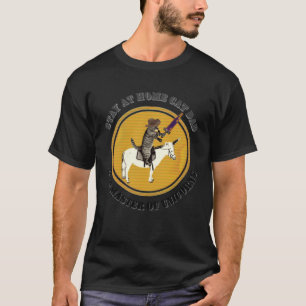 Zuhausebleibender Katzenvater und Einhornmeister T-Shirt