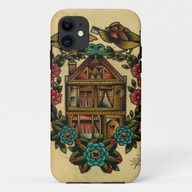 Zuhausebonbon-Zuhause Case-Mate iPhone Hülle (Rückseite)