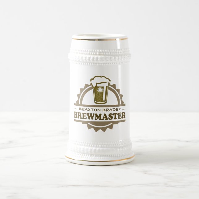 Zuhausebrew-Bier Brewmaster Bierglas (Mittel)