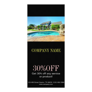 Zuhauseerneuerung Realtor-Poolwartung Werbekarte