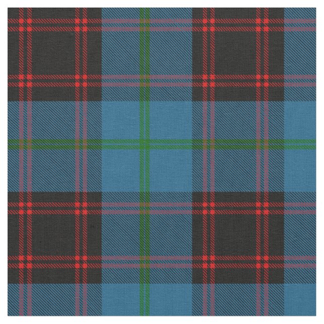 Zuhausetartan-Druck Stoff (Nahaufnahme)