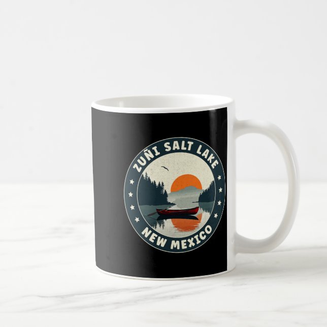 Zui Salt Lake New Mexico Sunset T Shirt  Kaffeetasse (Rechts)