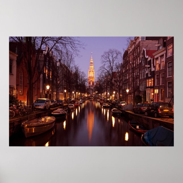 Zuiderkerk in Amsterdam, Niederlande Poster (Vorne)