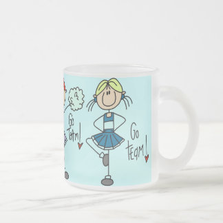 Zujubelnde Gruppe-Glas-Tasse Mattglastasse
