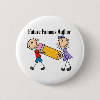 Zukunft-berühmter Autor Button