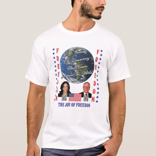 Zukunft der Demokratie T-Shirt (Vorderseite)