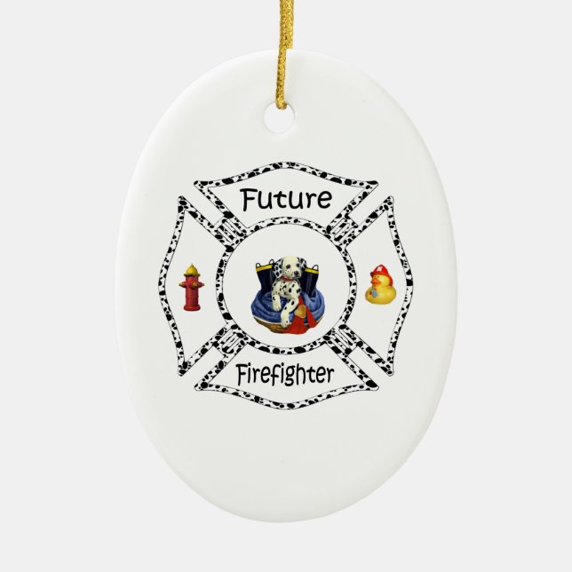 Zukunft FF Dalmation Keramikornament (Vorne)