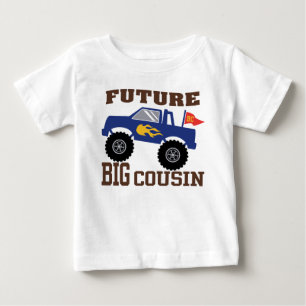 Zukunft Großer Cousin Monster Truck Baby T-shirt