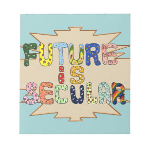 ZUKUNFT IST SEKULÄR NOTIZBLOCK