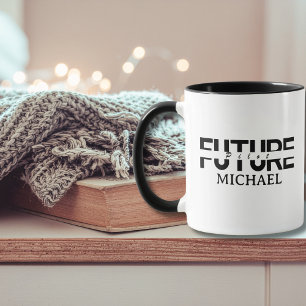 Zukunft Pilot Typografie Einfache Schrift Aviation Tasse