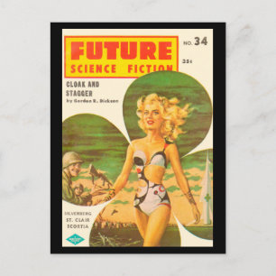 Zukunft (Reihe 2) ganz n34 (1957-Fa.Columbia)_Pul Postkarte