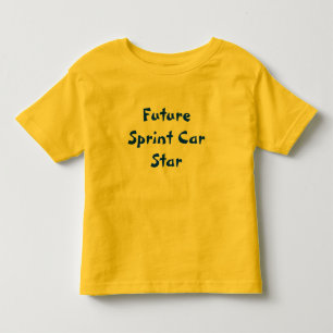 Zukunft sprintet Auto-Stern Kleinkind T-shirt