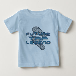 Zukunft sticht Legende an Baby T-shirt