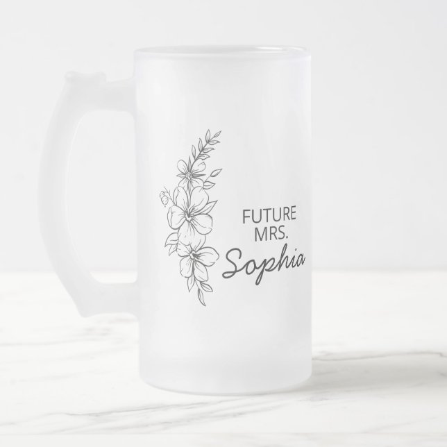 Zukunft Tasse Bride Tasse Personalisiert Zukunft (Links)
