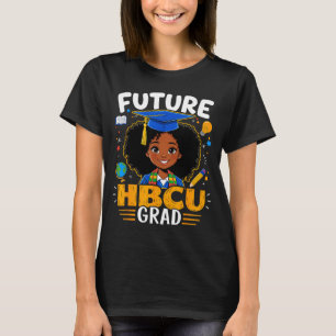 Zukünftige Absolventen von HBCU Kids schwarzes Mäd T-Shirt