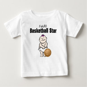 Zukünftige Basketball-Stern-Baby-Mädchen-T - Baby T-shirt