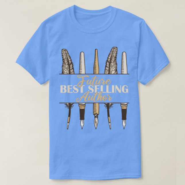 Zukünftige Bestseller-Autor T-Shirt (Design vorne)