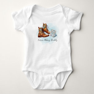 Zukünftige Buddy-Baby-Boots Baby Strampler