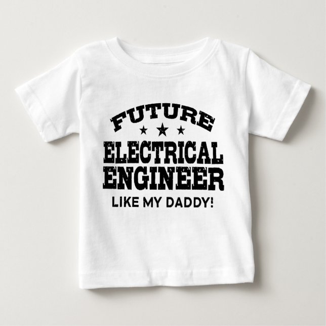 Zukünftige Elektrotechnik Baby T-shirt (Vorderseite)