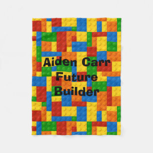 Zukünftige Erbauer-Blöcke - Fleece-Baby-Decke Fleecedecke