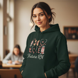 Zukünftige examinierte Krankenschwester Süßes Gesc Hoodie