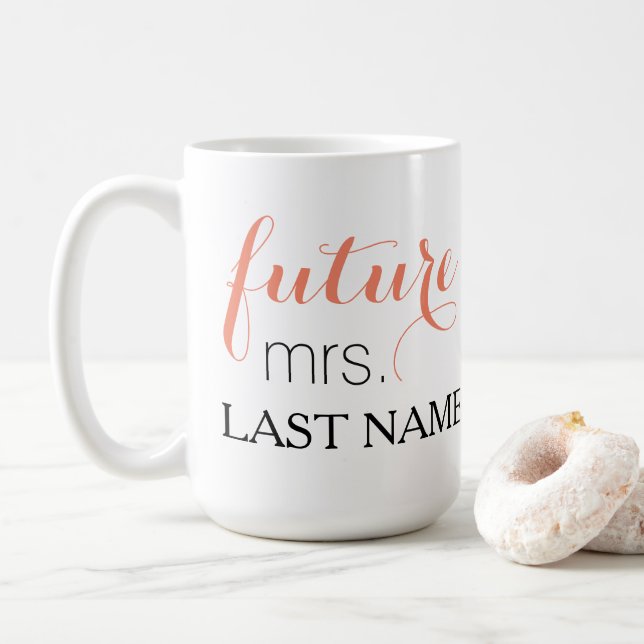 Zukünftige Frau Coffee Mug Tasse (Mit Donut)