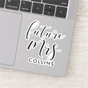 Zukünftige Frau Future Bride Aufkleber
