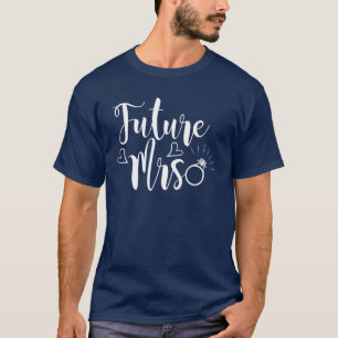 Zukünftige Frau Niedlich Matching für den Junggese T-Shirt