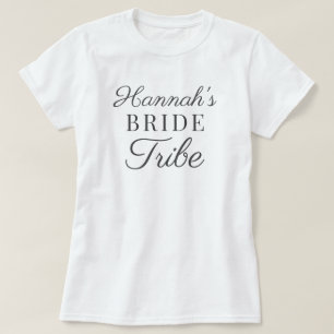Zukünftige Frau Script Individuelle Name Bride T-Shirt