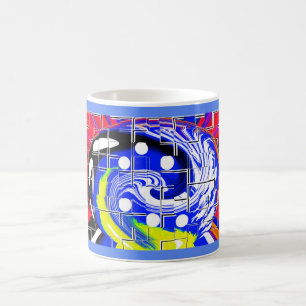 Zukünftige Galaxie-Karte Tasse