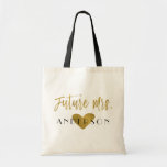 Zukünftige Goldfolien-Hochzeits-Party-Tasche Tragetasche<br><div class="desc">Zukünftige Goldfolien-Hochzeits-Party-Tasche Frau-Faux ist- die perfekte Hochzeitstasche,  zum mit zu einer Hochzeit in Urlaubsort zu reisen.</div>