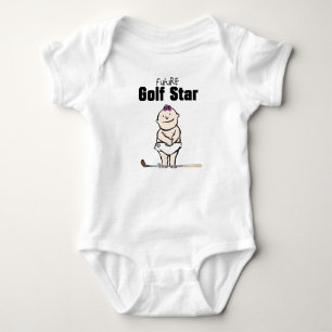 Zukünftige Golf-Stern-Baby-Mädchen-T - Shirts oder