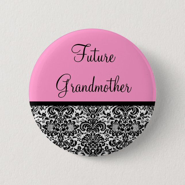 Zukünftige Großmutter Button (Vorderseite)