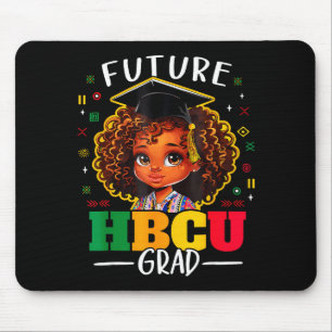 Zukünftige Hbcu-Absolventen Kinder Schwarzes Mädch Mousepad