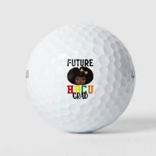 Zukünftige HBCU-Absolventin Abschluss Schwarze Hoc Golfball