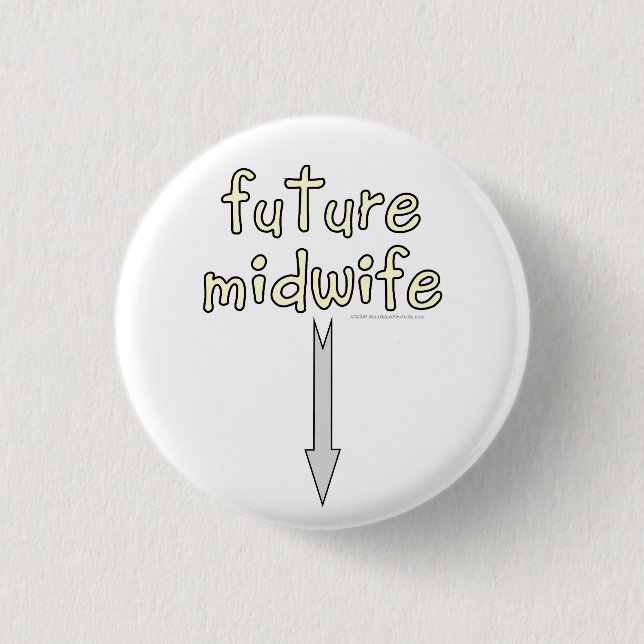 zukünftige Hebamme Button (Vorderseite)