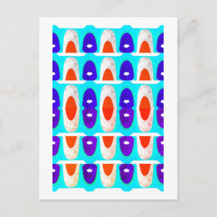 Zukünftige Icons Art Postkarte