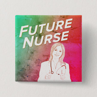 Zukünftige Krankenschwester Button