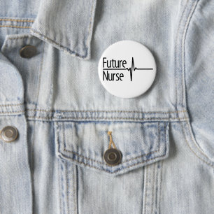 Zukünftige Krankenschwester EKG Button