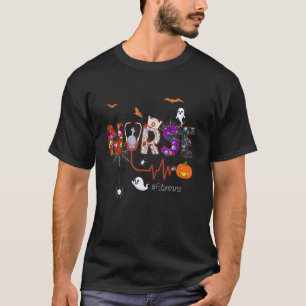 Zukunftige Krankenschwester Pflege Stethoskop Grus T-Shirt