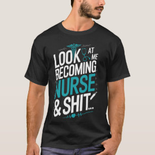 Zukünftige Krankenschwester RN Krankenpflegeschüle T-Shirt