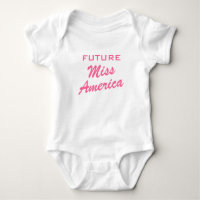 Zukünftige Mädchen-Babykleidung Miss Amerikas |