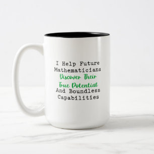 Zukünftige Mathematiker entdecken wahres Potenzial Zweifarbige Tasse
