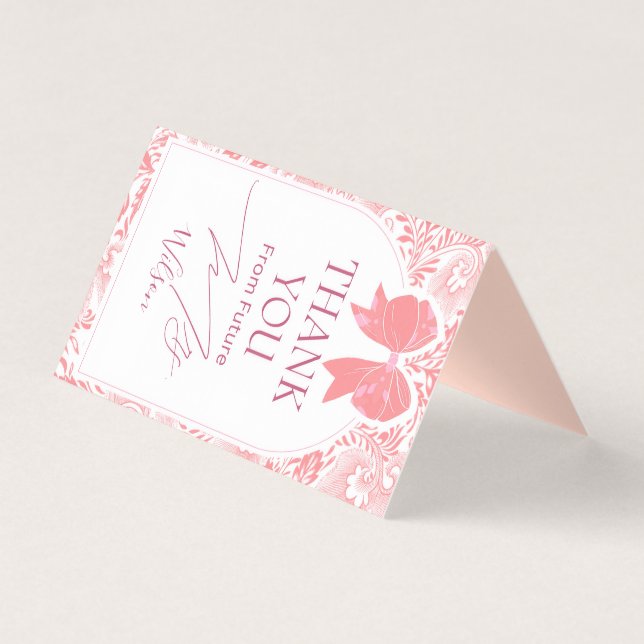 Zukünftige Mitglieder Dankeschön Karte (Vorderseite)