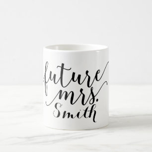 ZUKÜNFTIGE MRS. Benutzerdefinierter Name Personali Tasse