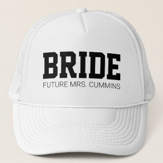 Zukünftige Mrs. Bride Bachelorette Hat Truckerkappe